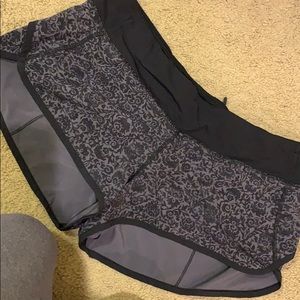 Lululemon speed shorts